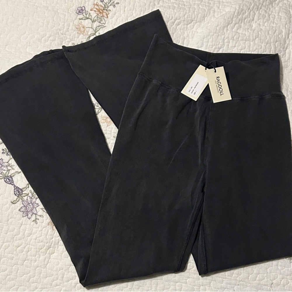 RARE!! Ragdoll LA Grey Malange Flare Pants 30” Inseam NWT! - Picture 8 of 8